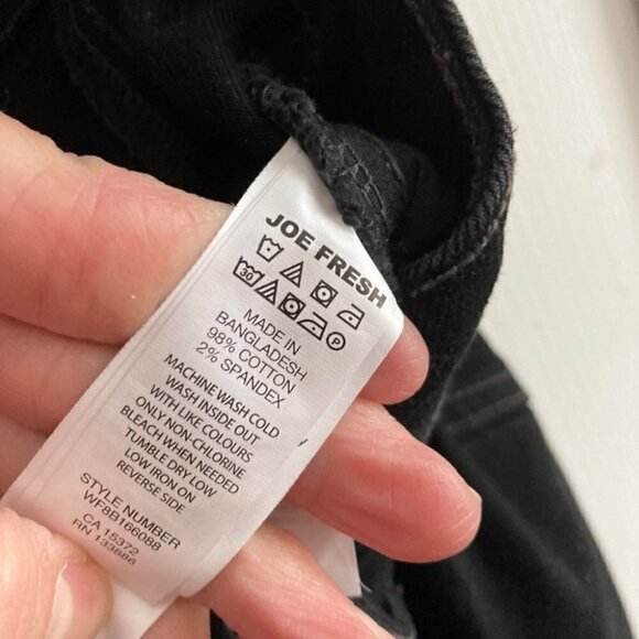 JOE FRESH CLASSIC SLIM FIT SIZE 29 Black jeans - Picture 7 of 7